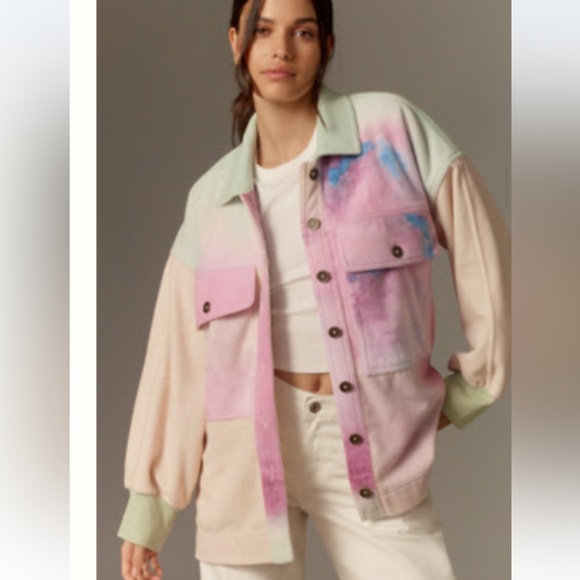 Pilcro Jackets & Blazers - Anthropologie NWT Pilcro Micro Fleece Oversized Shacket